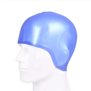 Yüzücü Bonesi Silikon Kulaklı Açık Mavi  Yüzücü Bonesi