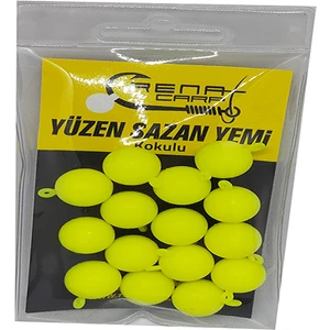 Sr Sazanrig Renat Carp Yüzen Kulplu Kokulu Fluo Yeşil Top  Sazan Yemi 14 mm  (10 Adet)