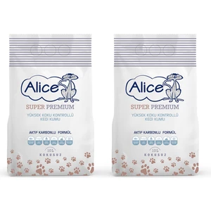Aktif Karbonlu Super Premium Topaklaşan Kedi Kumu 2X10 Lt (20 Litre)