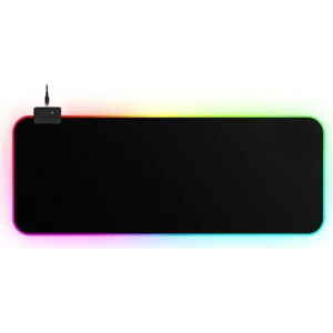Rgb Işıklı Düz Siyah 80*30 cm Gaming Oyuncu Mousepad Xxl