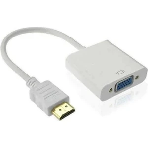 HDMI To VGA Monitör Tv Çevirici Dönüştürücü Kablosu