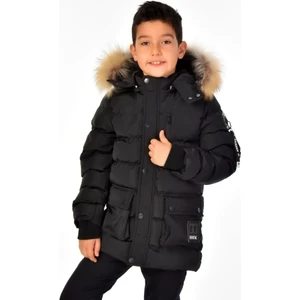 Benitto Kids Erkek Çocuk Natürel Kürklü Mont 51254