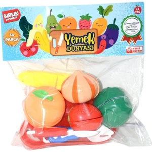 URT007-PVC-2AB Yemek Dünyası Meyve Kesme Seti