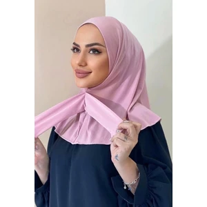 Moda Mevsimi Çıt Çıt Hazır Eşarp Çıtçıtlı Hijab Hazır Eşarp Pudra