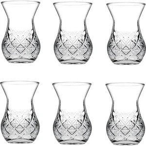 Timeless Kesme Kristal Çay Bardağı - 6 Lı Çay Bardak 42881