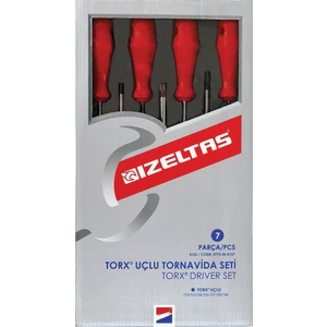 Izeltaş Torx Uçlu Tornavida Seti 7 Parça