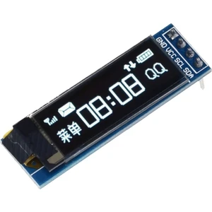 Rob Ada  128X32 OLED LCD Ekran 0.91 Inch - Beyaz (Arduino Uyumlu)