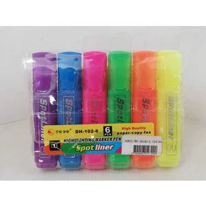 HKE-DH102-6 Fosforlu Kalem 6 Lı Set