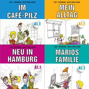 Çıpa Yayıncılık Çıpa Almanca A1 Seviye Hikaye Seti Toplam 4 Kitap - Oya Akay Zabun (Ciltli)