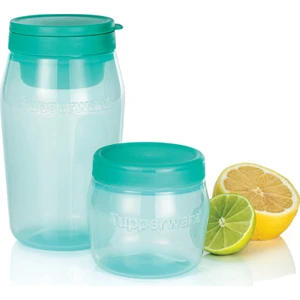 Çok Amaçlı Kavanoz 2'li Saklama Kabı 825ML-325ML Hsgl