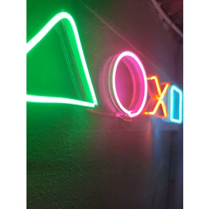Playstation Neon Şekiller Işaret Neon  LED Dekoratif Duvar Aydınlatması Neon Duvar Yazısı