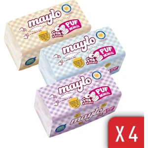 Puf Mendil Kış Serisi 150 Yaprak 4'lü Paket