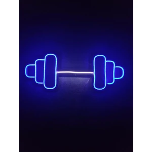 Dumbell Neon Tabela Fitness Neon LED Dekoratif Duvar Aydınlatması Spor Neon Duvar Dekorasyonu