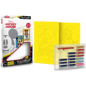 Red Castle Kum Boyama Eğitici, Eğlenceli Aktivite Seti Mickey Mouse 2 Kart 1 Arada_disney Ds-47