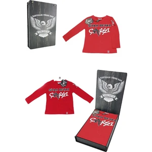 Orijinal Uzun Kol Sweatshirt Hediyelik Ahşap Kutulu