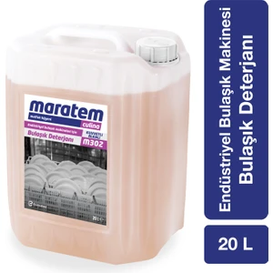 M302 Endüstriyel Bulaşık Makineleri İçin Bulaşık Deterjanı 20lt