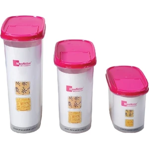 Bakliyat Saklama Kabı Üçlü Set-Mb-12