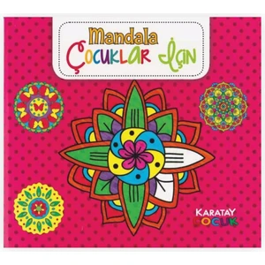 Mandala Çocuklar Için Boyama Kitabı Pembe