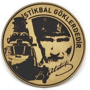 Seyhan Askeri Malzeme  Mak Arama Kurtarma Deri Peç- Arma - Patch