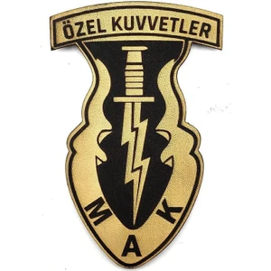 Seyhan Askeri Malzeme  Özel Kuvvetler Mak Deri Peç- Arma - Patch