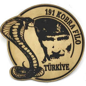 Seyhan Askeri Malzeme  191 Filo Deri Peç - Arma - Askeri Patch