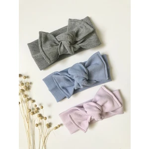 Baby Cooll Kız Bebek 3'lü Ribana Bandana Seti
