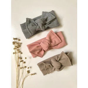 Baby Cooll Kız Bebek 3'lü Ribana Bandana Seti