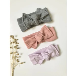 Baby Cooll Kız Bebek 3'lü Ribana Bandana Seti