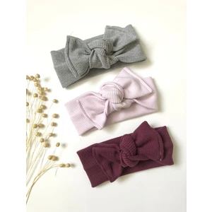 Baby Cooll Kız Bebek 3'lü Ribana Bandana Seti