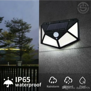Solar Bahçe Aydınlatma Lambası 100 LED