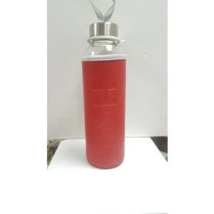 H2O Deri Kılıflı 500ML Cam Matara