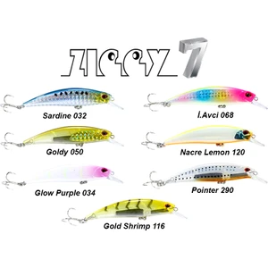 Ziggy7  70MM 9.6gr Sinking Lrf Maket Balık