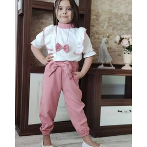 Kız Çocuk Pembe Alt Üst Takım