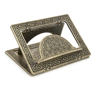 Kamer Iki Kademeli Masaüstü Rahle - Altın Eskitme