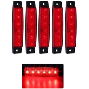 Parmak LED 12-24 Volt Çalışma Özelliği Su Geçirmez (5 Adet)Kırmızı