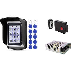 Rfıd Şifreli Kapı Kilidi -Metal  Otomat  Set   Koruyucu Kapak Geçiş Sistemi Set