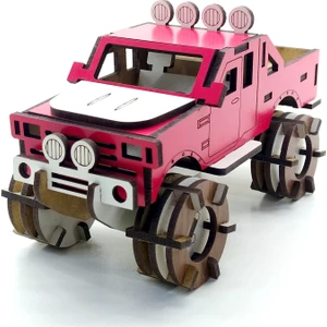 Pickup  Ahşap Oyuncak Araba