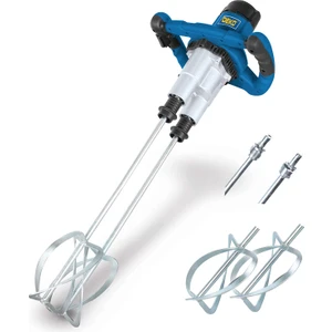 DKTPM400 4000 Watt Devir Ayarlı Çift Mixer Alçı Boya Sıva Çimento Karıştırıcı Mikser Çırpıcı Set