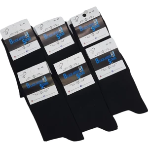 Black Arden Socks Unisex 6'lı Düz Siyah Soket Çorap 36-40 Numara BT-0461