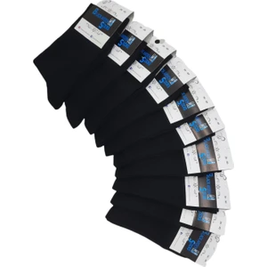 Black Arden Socks Unisex 10'lu Düz Siyah Soket Çorap 36-40 Numara BT-0459