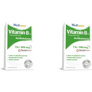 Vitamin B12 1000 Mcg Sprey 5 ml 2 Kutu