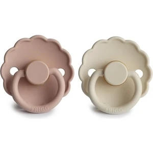 Frıgg Daisy Kauçuk Emzik 2'li - Blush & Cream 6-18 Ay