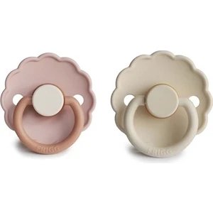 Frıgg Daisy Ikili Kauçuk Emzik - Biscuit / Cream 6-18 Ay
