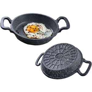 Cookware Asya Döküm Sahan 24 cm Gri Yuvarlak ZK-963