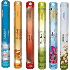 120 Adet Flute Tütsü (Amber, Sandal, Misk, Paçuli, Zambak, Yasemin)