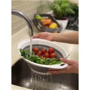 Pazar Kapısı Katlanır Yuvarlak Akordiyon Süzgeç