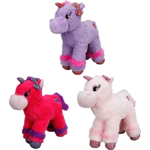 Unicorn Renkli Peluş At 28 Cm. 1 Adet Fiyatıdır