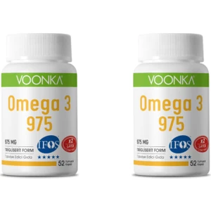 Omega-3 975 Mg 52 Kapsül 2 Kutu