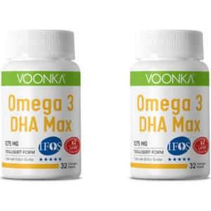 Omega-3 Dha Max 1275 Mg 32 Kapsül 2 Kutu