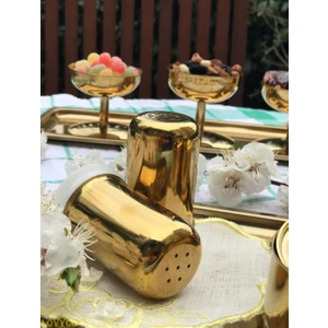 Parlak Gold Renk Tuzluk 2'li
